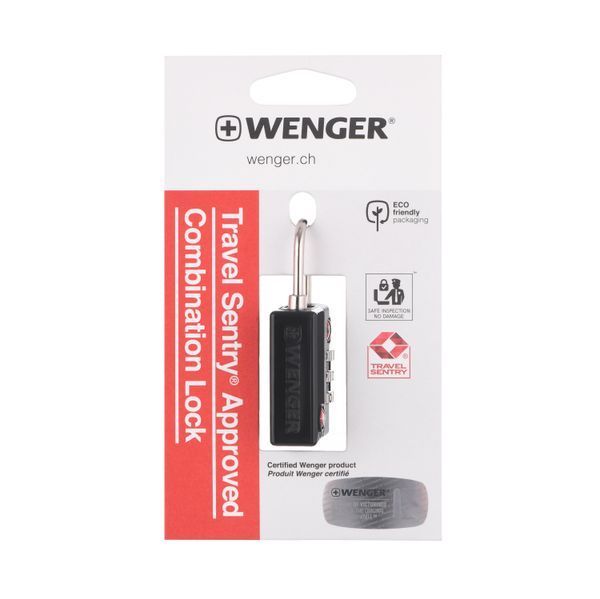 Замок кодовий, Wenger TSA Combination Lock, чорний 604563 фото