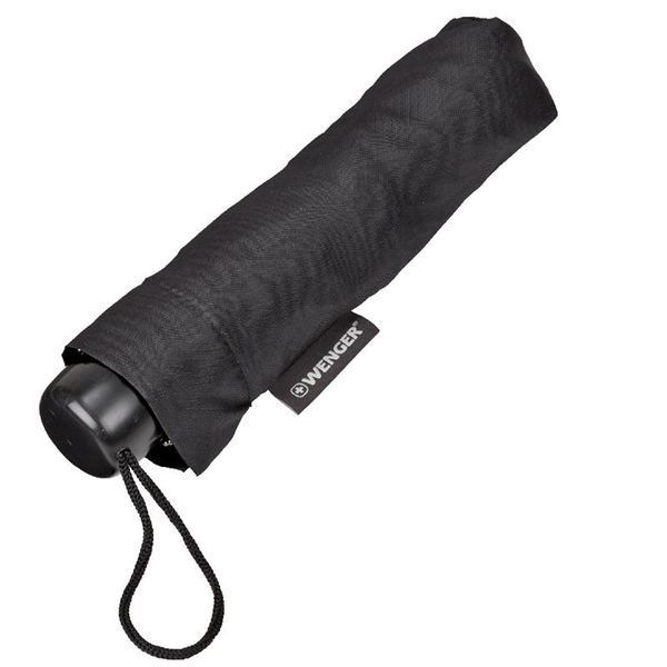 Зонтик Wenger Travel Umbrella, черный 604602 фото