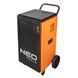 Осушувач повітря промисловий Neo Tools 950Вт, 250м2, 400 м3/год, 70л/добу, безперервний злив, LCD дисплей, програмування часу роботи, IP22 90-161 фото 1