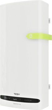 Водонагреватель электрический Tesy Bellislimo Cloud плоский GCR 1002722 E31 ECW Wi-Fi, 100л, 2,2кВт, универсальный монтаж, электронное управление, B, белый 304654 фото