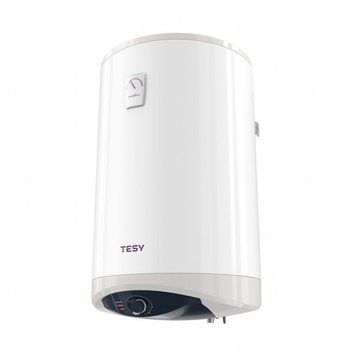Водонагреватель электрический Tesy Modeco Ceramic круглый с теплообменником GCV9SL 1004724D C21 TS2RCP, 100л, 2,4кВт, сухой тен, механическое управление, подключение с левой стороны B, белый 304326 фото
