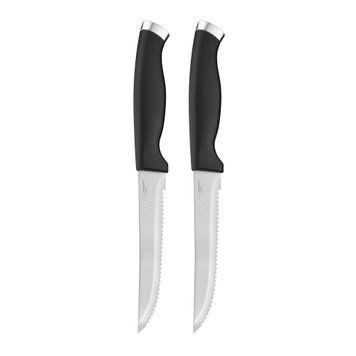 Набір ножів для стейка ARDESTO Gemini Gourmet, 2 предмети, нержавіюча сталь, пластик, чорний AR2102BL фото