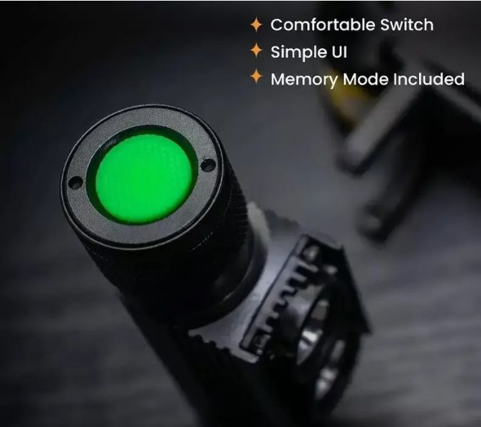 Налобный фонарь Sofirn H25S мощность 1200лм с зарядкой USB-C и аккумулятором 18650 (3000мАч) V718487 фото