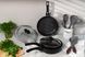 Сковорода глубокая с крышкой ARDESTO Gemini Livorno, 26см, алюминий, черный AR1226A фото 5
