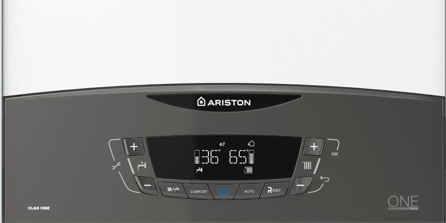 Котел газовий AristonCLAS ONE 24 конденсаційний двоконтурний 24кВт 3301021 фото