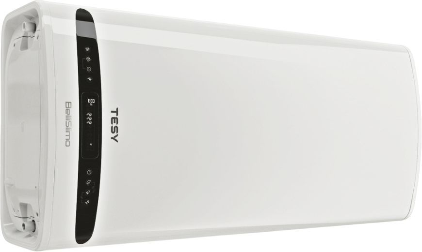 Водонагреватель электрический Tesy Bellislimo Cloud плоский GCR 1002722 E31 ECW Wi-Fi, 100л, 2,2кВт, универсальный монтаж, электронное управление, B, белый 304654 фото