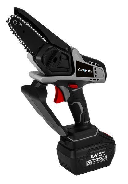 Пила цепная аккумуляторная Neo Tools Graphite Energy+ 18В Li-lon 10см 4.6м/сек 1.25кг без АКБ и ЗП 58GE116 фото