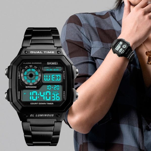 Годинник Skmei Ripple Black 1335B 1335B фото