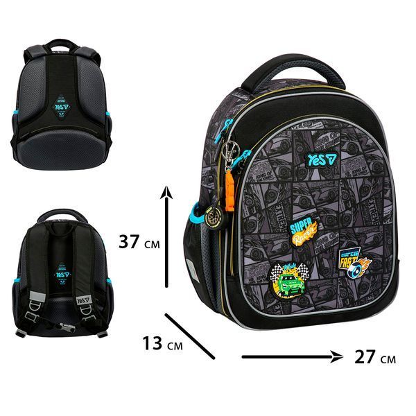 Рюкзак шкільний напівкаркасний Yes Super Racer S-109S 550490 фото