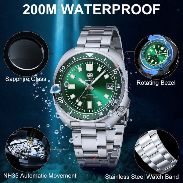 Часы Cheetah Diver 20 Bar 1808 фото