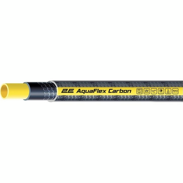 Шланг садовый 2E AquaFlex Carbon 1/2" 30м 4 слоя 20бар -10&hellip;+60&deg;C 2E-GHE12GE30 фото