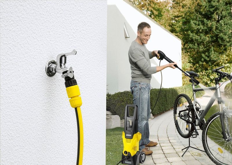 Минимойка высокого давления Karcher K 3, 1600Вт, 20-120бар, 380л/час, шланг 6м, 5кг 1.601-888.0 фото