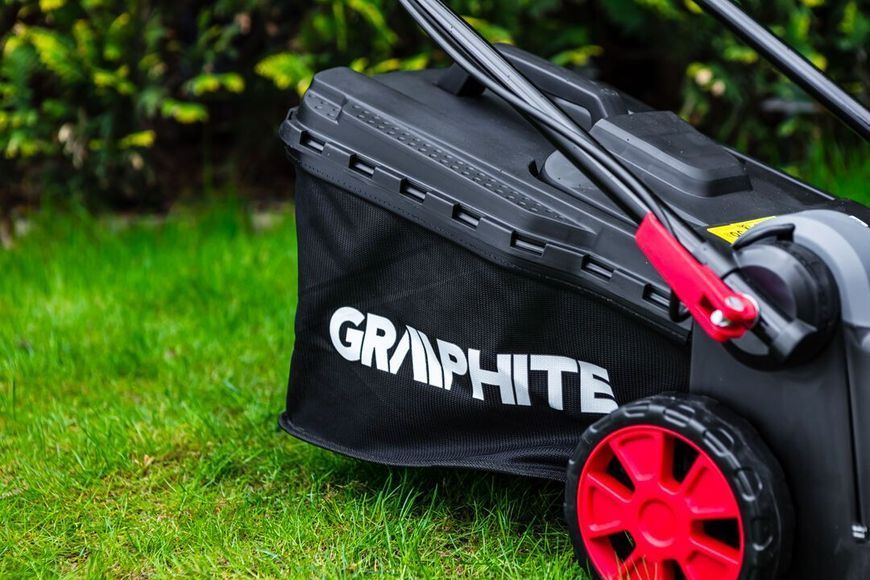 Газонокосилка Graphite 2000Вт 43см 45л 20-70мм 14кг 59G475 фото