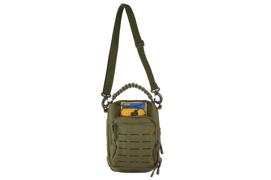 Сумка Слинг 2E Tactical Laser Cut 2.5 л зеленая 2E-MILSLIBAG-Y09L-OG фото