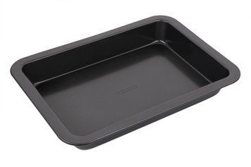 Форма для випікання ARDESTO Gemini прямокутна, 37.6x27x4.8 см, сірий, вуглецева сталь AR2509G фото