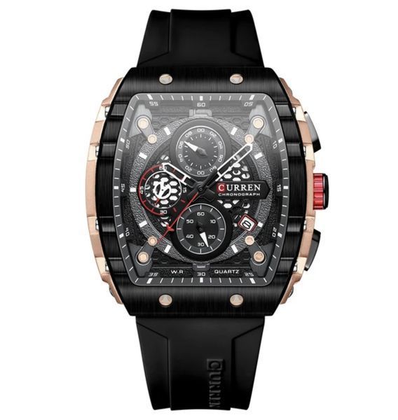 Годинник Curren Jungle Black 1691 фото