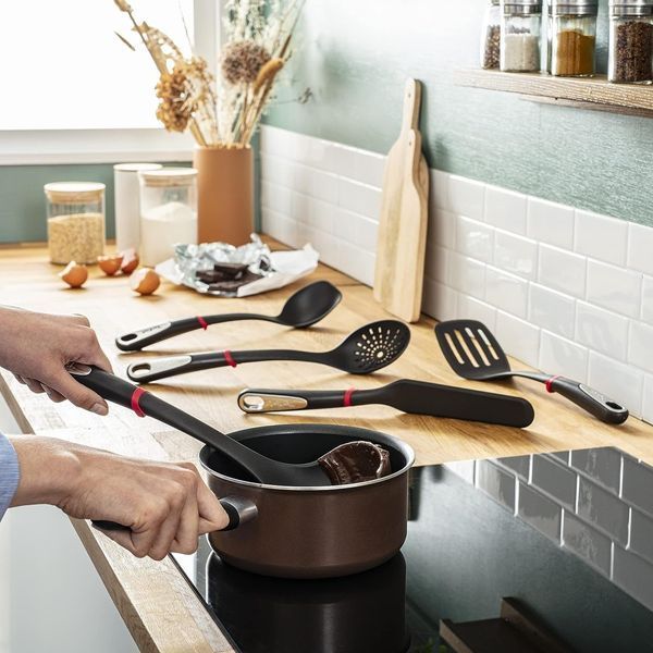 Лопатка для млинців Tefal Ingenio, нейлон, пластик, чорний K2060914 фото