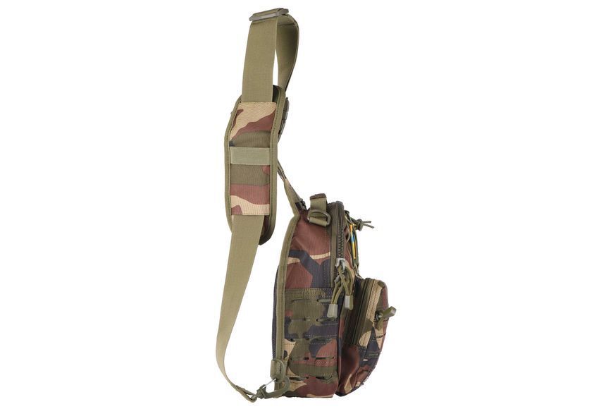 Сумка Слинг 2E Tactical Laser Cut 2.5л, темный камуфляж. 2E-MILSLIBAG-Y09L-WC фото