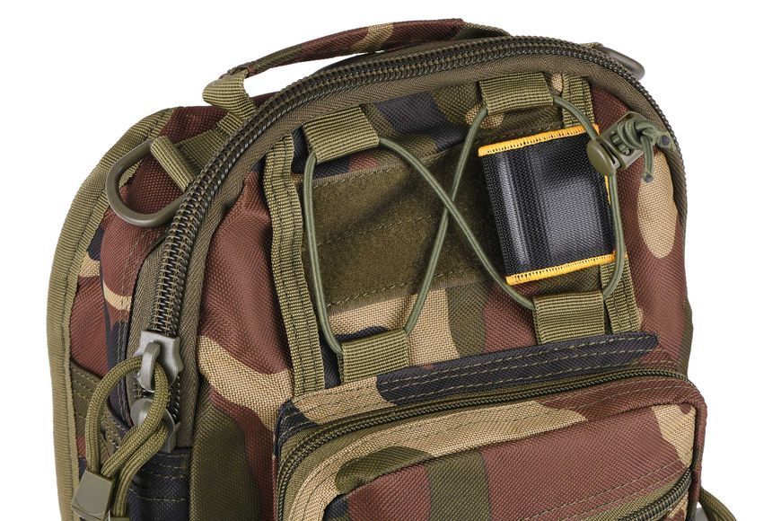Сумка Слинг 2E Tactical Laser Cut 2.5л, темный камуфляж. 2E-MILSLIBAG-Y09L-WC фото