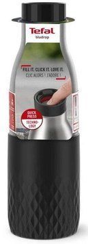 Термопляшка Tefal Bludrop soft touch, 500мл, нержавіюча сталь, графітовий N3110510 фото
