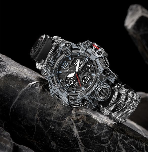 Годинник Smael Grey Compass 1810 фото