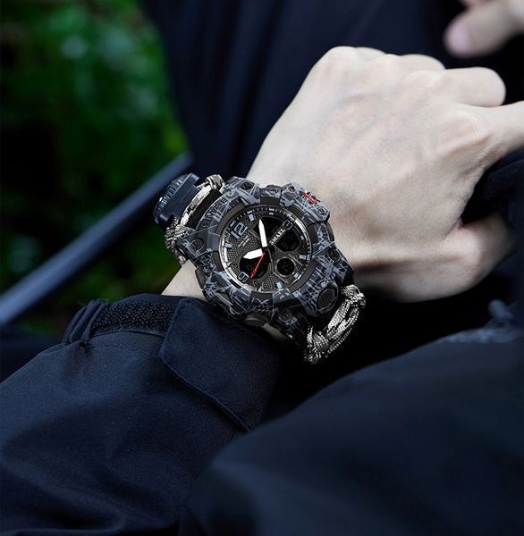 Годинник Smael Grey Compass 1810 фото