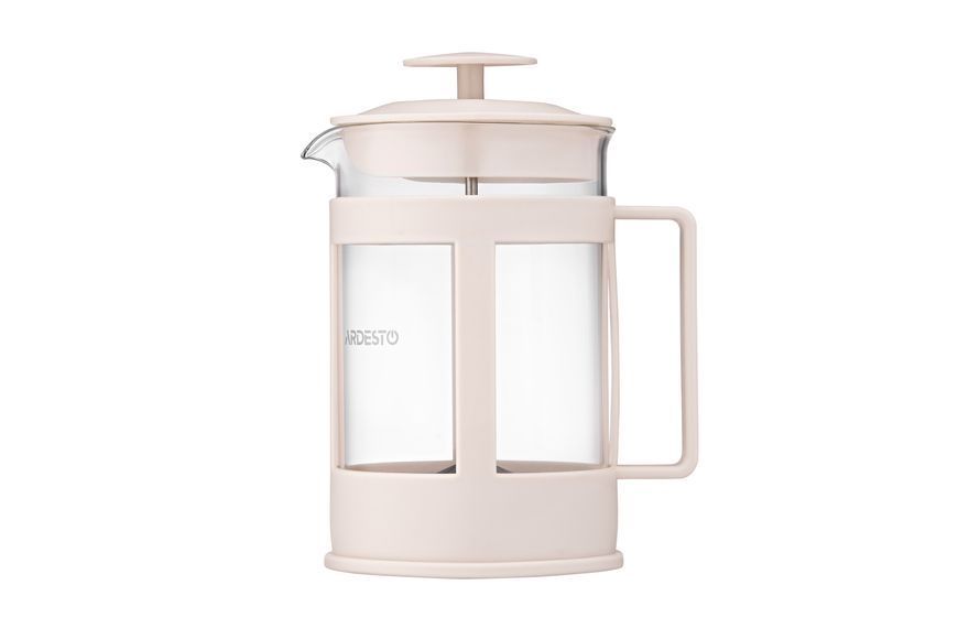 Френч-пресс ARDESTO Fresh, 800 мл, бежевый, пластик, стекло AR1008BF фото