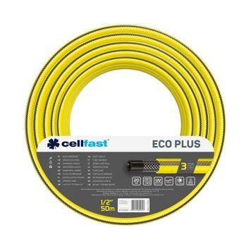 Шланг садовий Cellfast ECO PLUS 1/2" 50м, 3 шари, до 20 Бар, -10&hellip;+50&deg;C 12-152 фото