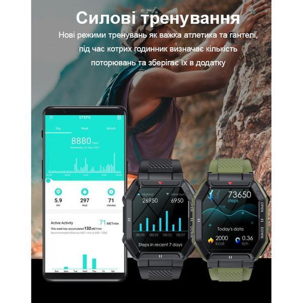 Смарт-часы Smart Everest Black 5123 фото