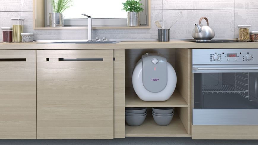 Водонагреватель электрический Tesy Bilight Compact 15U GCU 1520 L52 RC, 15л, 2кВт, монтаж под мойкой, механическое управление, B, белый 304144 фото