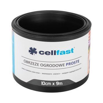 Лента газонная, бордюрная, прямая Cellfast 10см x 9м, черная 30-231H фото