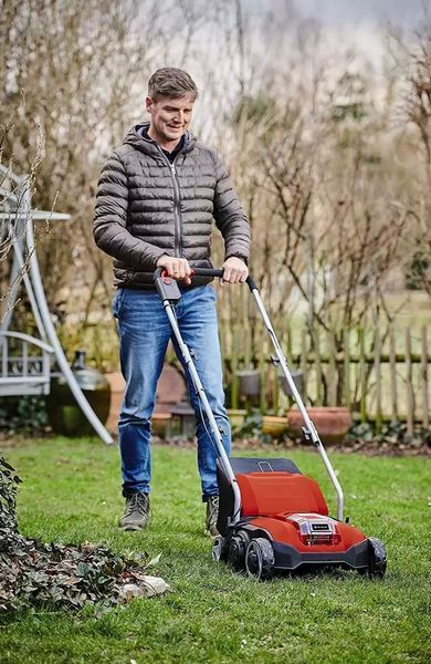 Аератор-скарифікатор акумуляторний Einhell GC-SC 18/28 Li-Solo 18В 28см ножи 12шт 6.65кг (без АКБ та ЗП) 3420604 фото