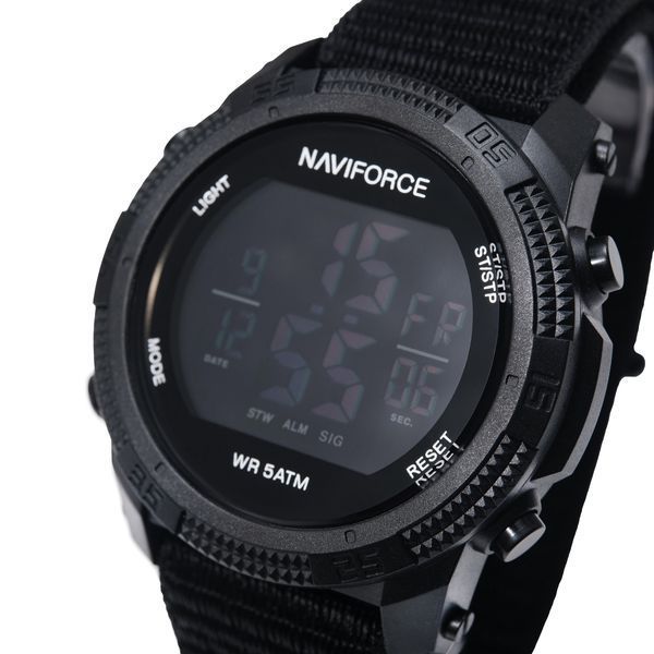Naviforce Europe Armor Black, 2 ремінці 2131 фото