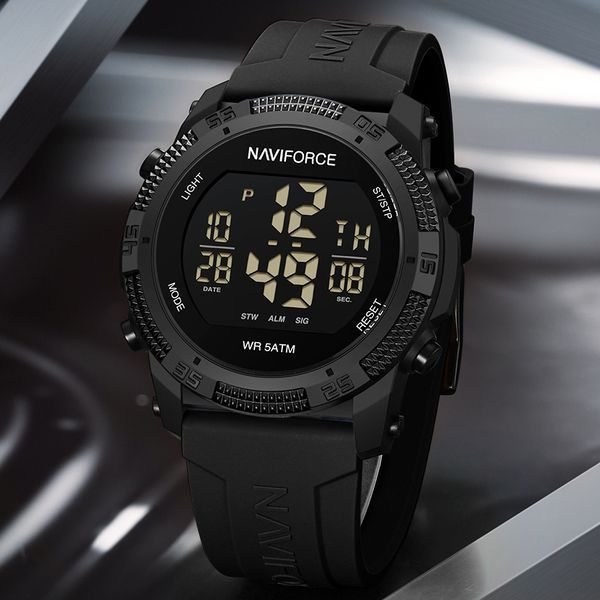 Naviforce Europe Armor Black, 2 ремінці 2131 фото