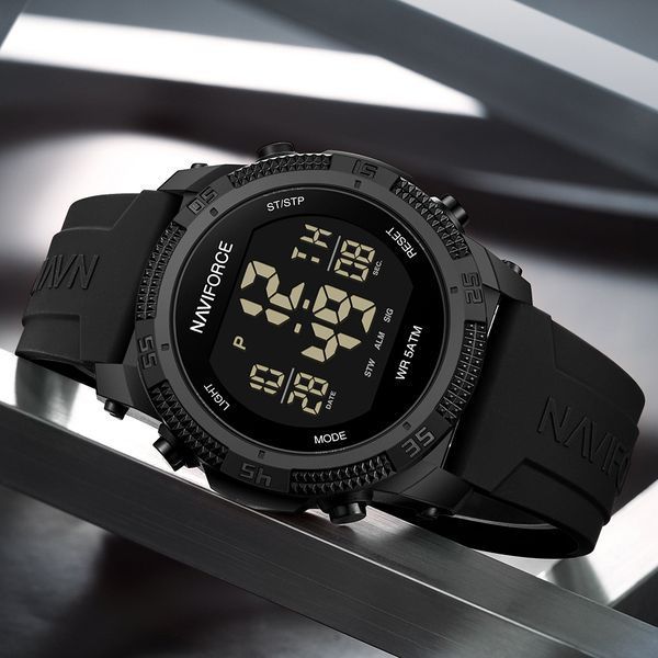 Naviforce Europe Armor Black, 2 ремінці 2131 фото