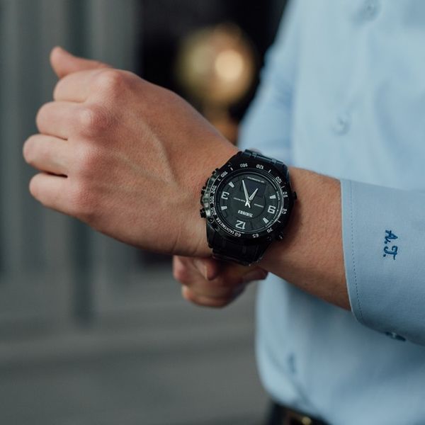 Годинник Skmei Kompass PRO Black 1465 фото