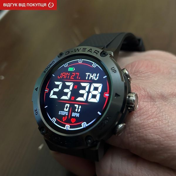 Смарт-часы Smart Sport G-Wear Black 5124 фото