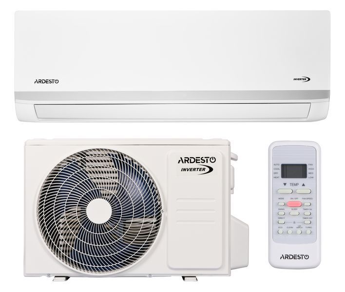 Кондиціонер ARDESTO ACM-09ERP-R32-WF-AG-S, 25 м2, ERP інвертор, A++/A+, до -20&deg;С, Wi-Fi, R32, білий ACM-09ERP-R32-WF-AG-S фото