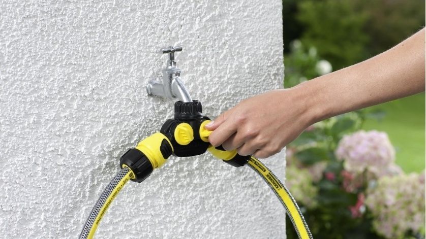 Распределитель для полива Karcher, 3/4", 1/2", разделитель двухканальный 2.645-199.0 фото