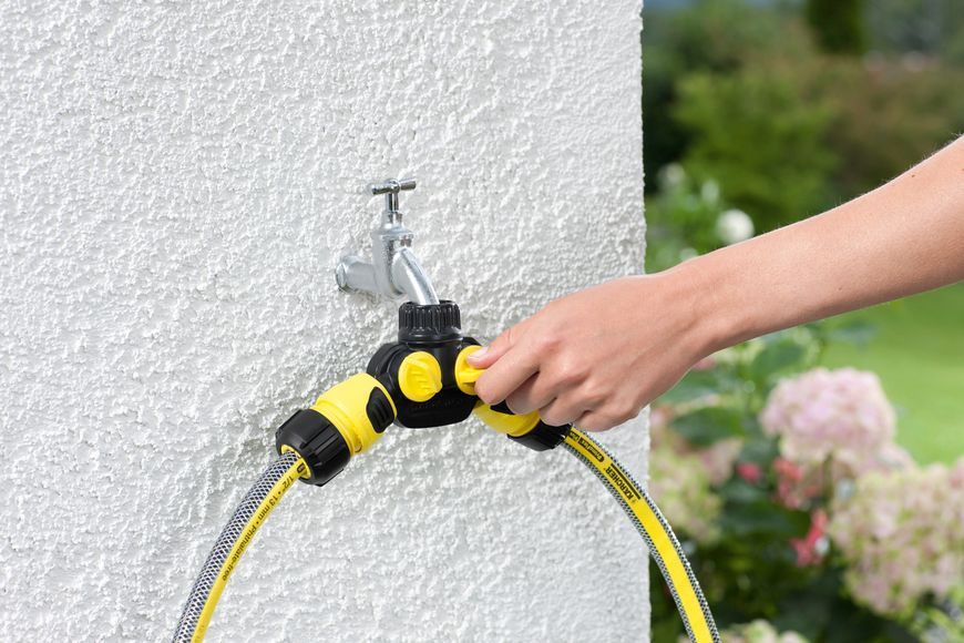 Распределитель для полива Karcher, 3/4", 1/2", разделитель двухканальный 2.645-199.0 фото