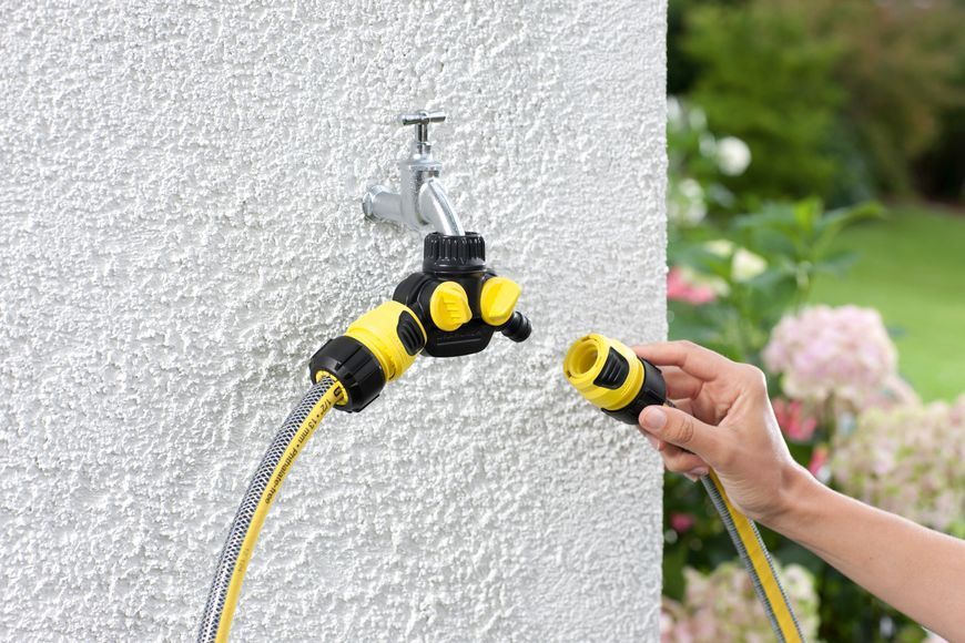 Распределитель для полива Karcher, 3/4", 1/2", разделитель двухканальный 2.645-199.0 фото
