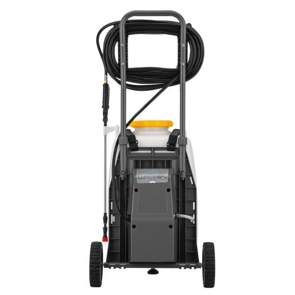 Опрыскиватель аккумуляторный 2E AquaSpray 40LR 40л 12В 1х12А&middot;час 7бар 6л&middot;мин 14.5кг вольтметр колеса шланг 15м 2E-40LWBS15 фото