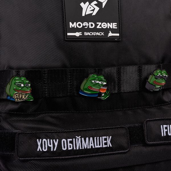 Рюкзак YES Mood Zone Emotions Black T-51L 559628 фото