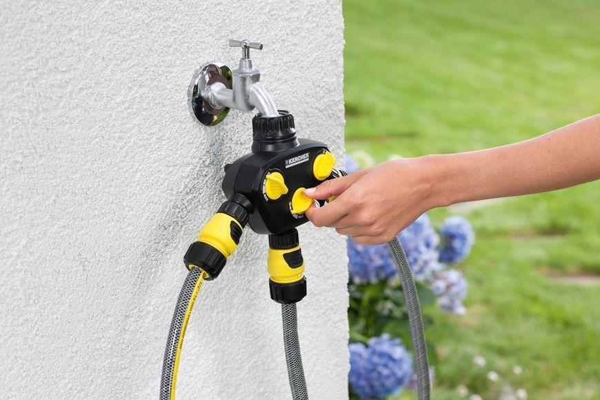 Распределитель для полива Karcher, 3/4", 1", разделитель трехканальный 2.645-200.0 фото