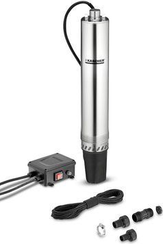 Скважинный насос Karcher ВР 4 Deep Well, 700 Вт, 4600 л/ч, 43 м, 4.3 бар, 12 м, 150 мм, 35 &deg;C, G1, 7.14 кг 1.645-421.0 фото