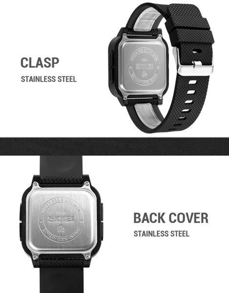 Годинник Skmei Chess Black 1442 фото