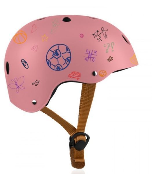 Детский велосипедный шлем Lionelo Helmet Pink Rose 86228728 фото