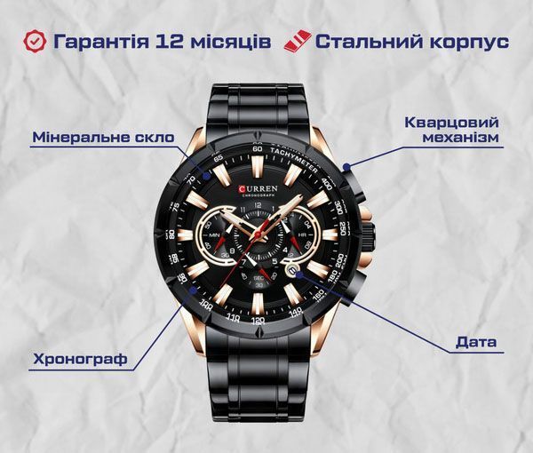Годинник Curren Bastion 2417 фото