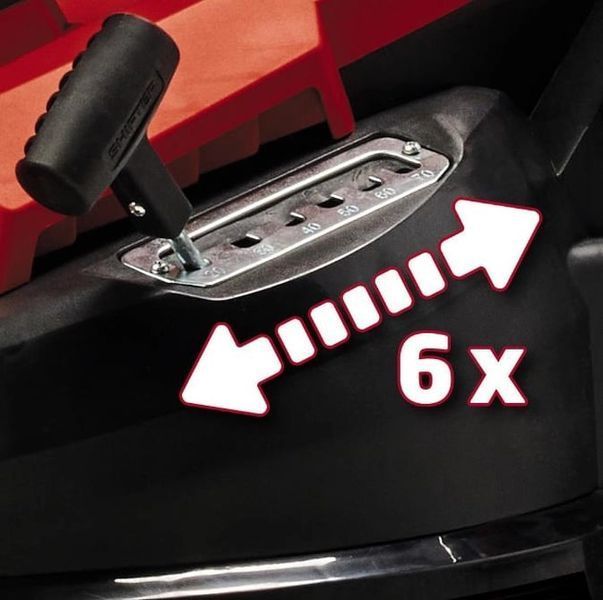 Газонокосилка электрическая Einhell GC-EM 1800/43, 1800 Вт, 43 см, 50 л, 20-65 мм, до 800 м2, 12.2 кг 3400090 фото