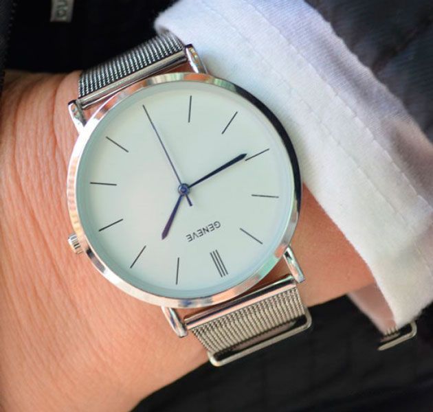 Часы Geneva Steel Silver 1366 фото